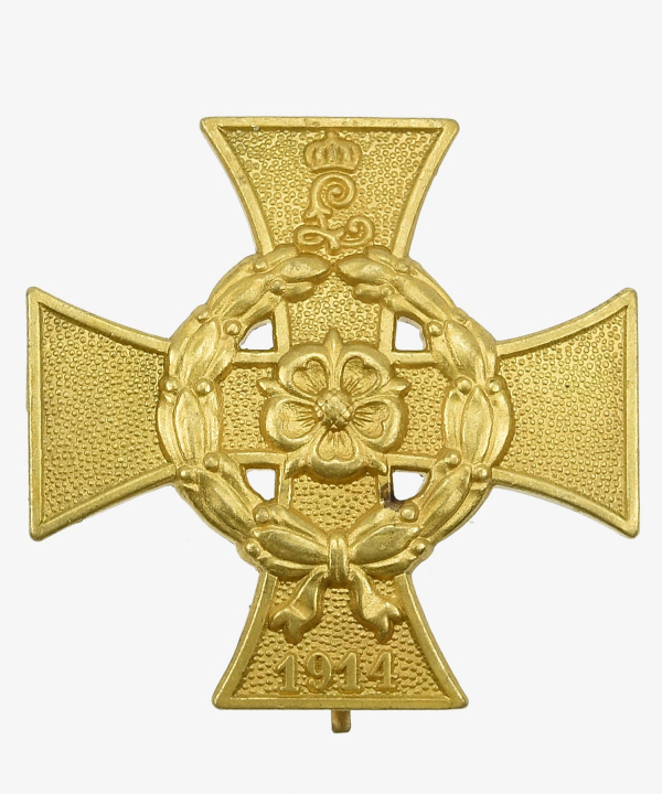 Lippe-Detmold War Merit Cross 1st Class, pin-back cross